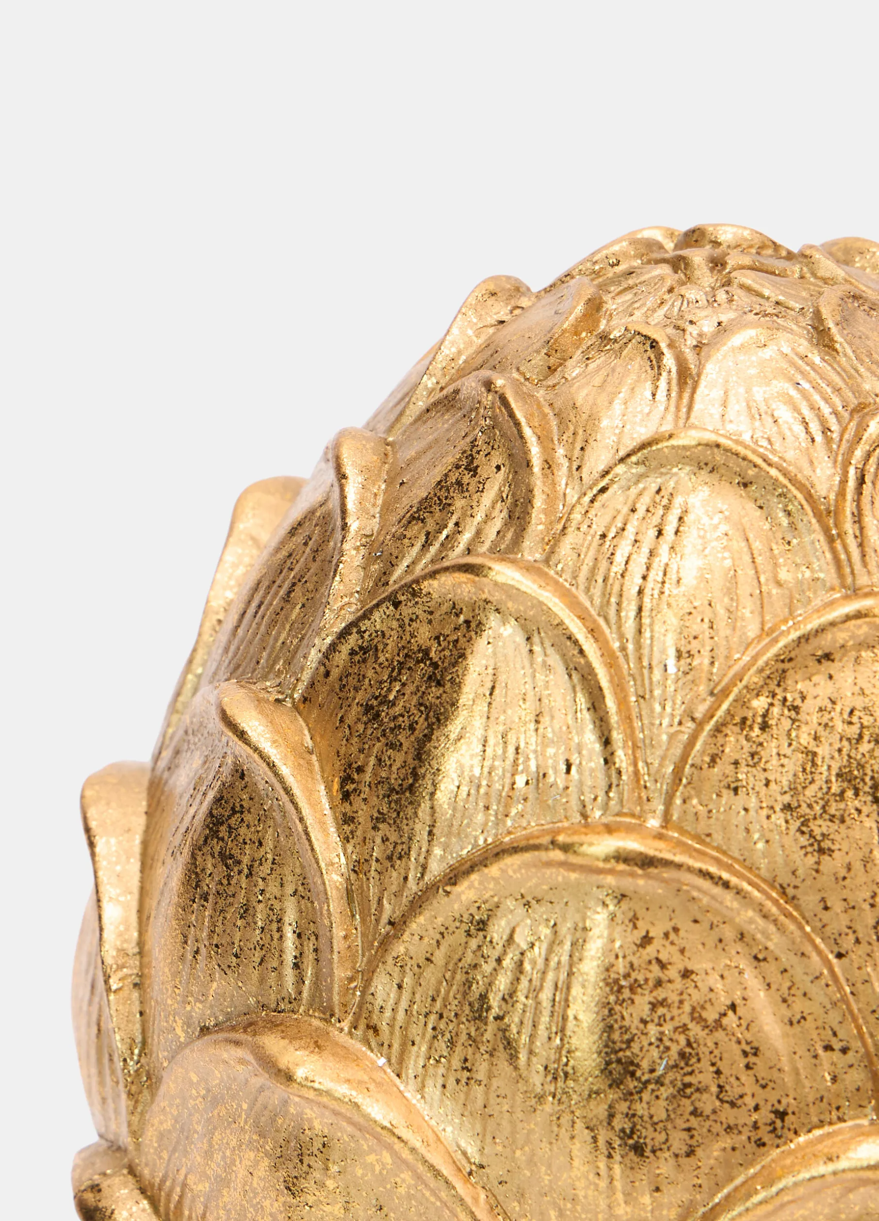 Pigna ornamentale dorata