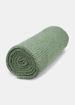 Plaid a due piazze in cotone a nido d'ape