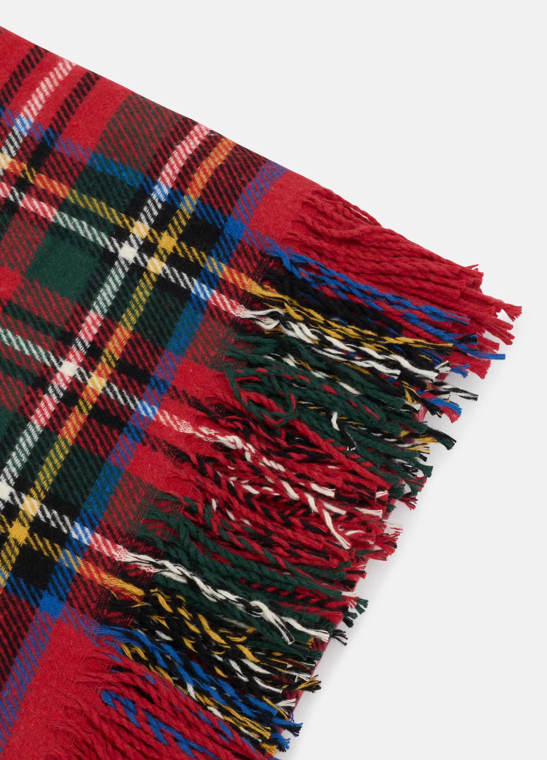 Plaid in misto cotone tartan Made in Italy