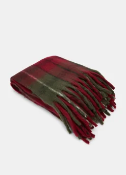 Plaid singolo con motivo bicolore