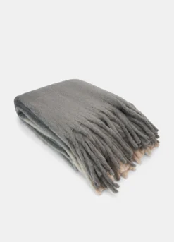 Plaid singolo con motivo bicolore