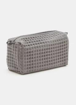 Pochette nido d'ape in puro cotone