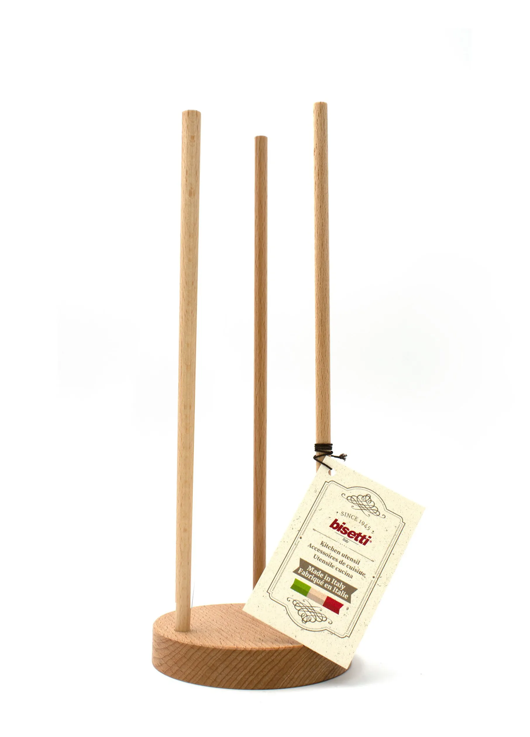 Porta bicchieri in legno di faggio massello Made in Italy