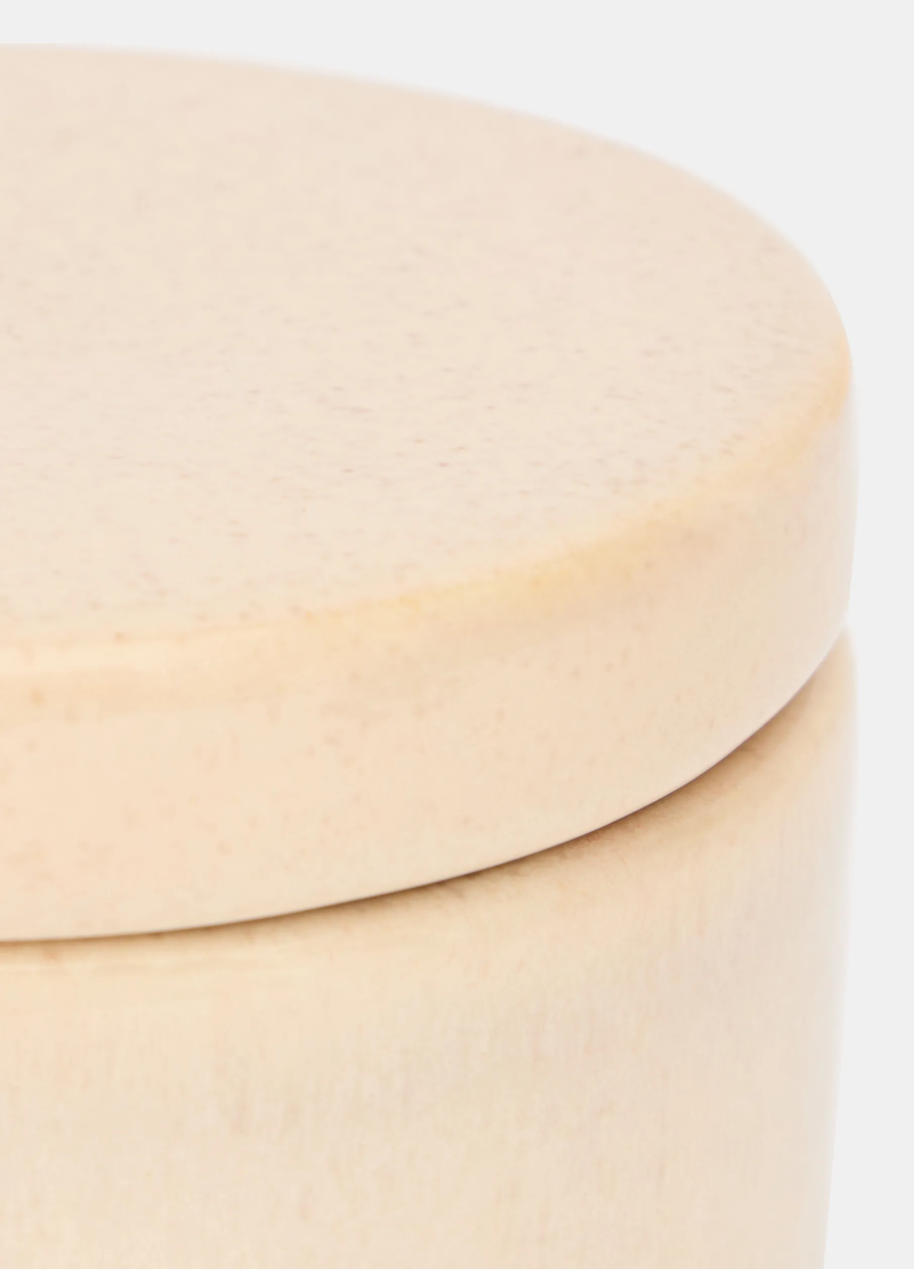 Porta cotton fioc in ceramica effetto graniglia