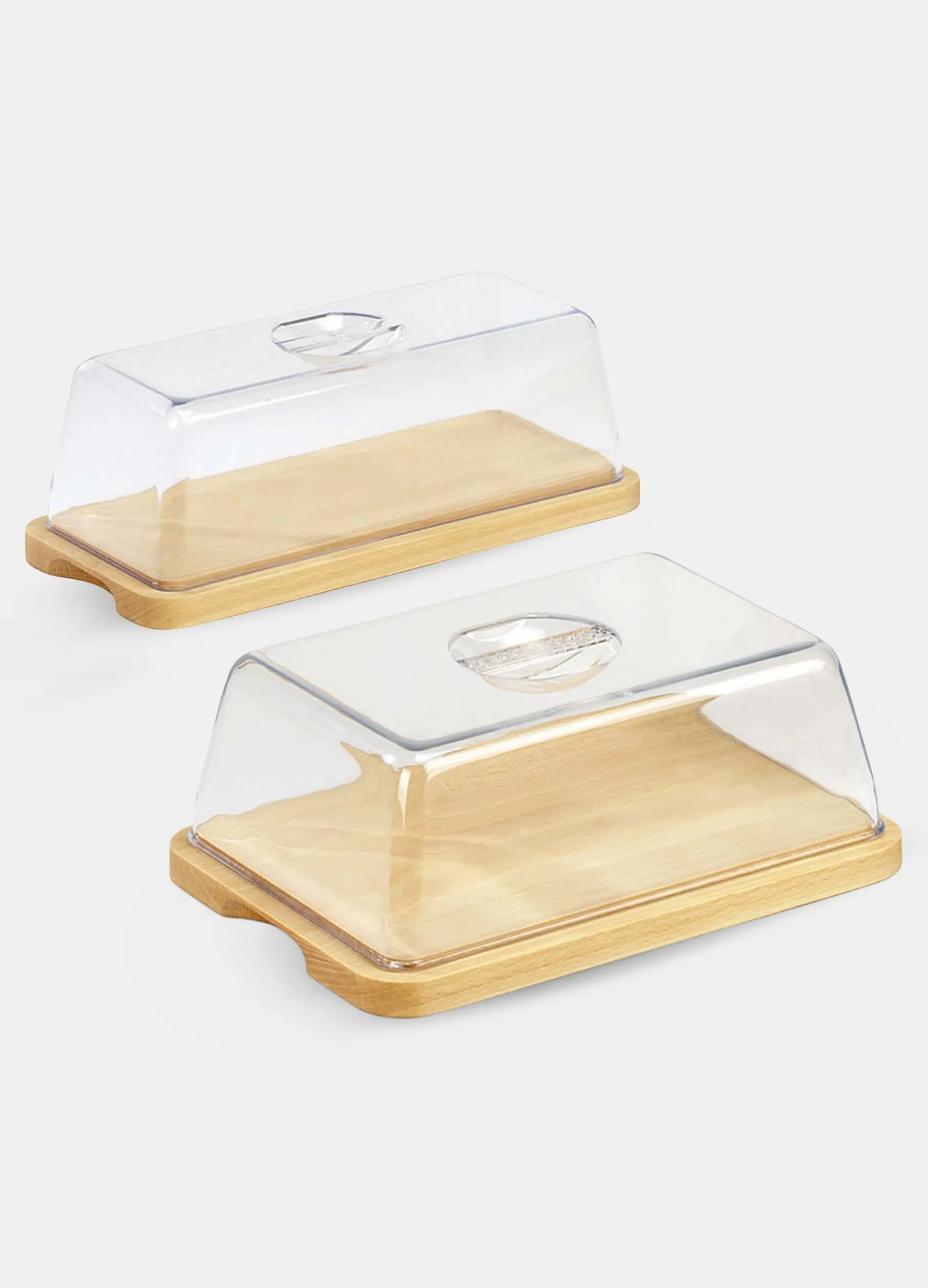 Porta Formaggio rettangolare in legno Made in Italy