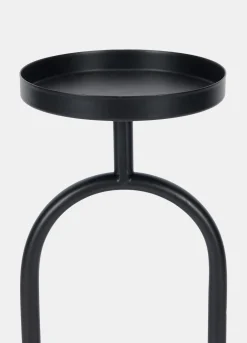 Portacandele rialzato in ferro