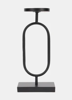 Portacandele rialzato in ferro