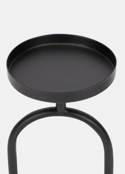 Portacandele rialzato in ferro