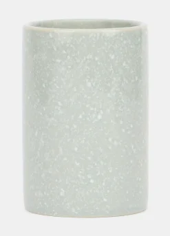 Portaspazzolini in ceramica effetto graniglia