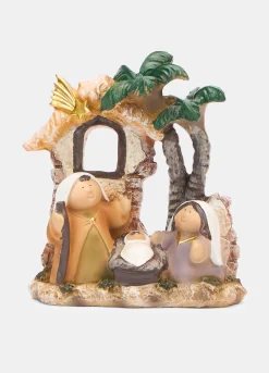 Presepe in resina dipinta