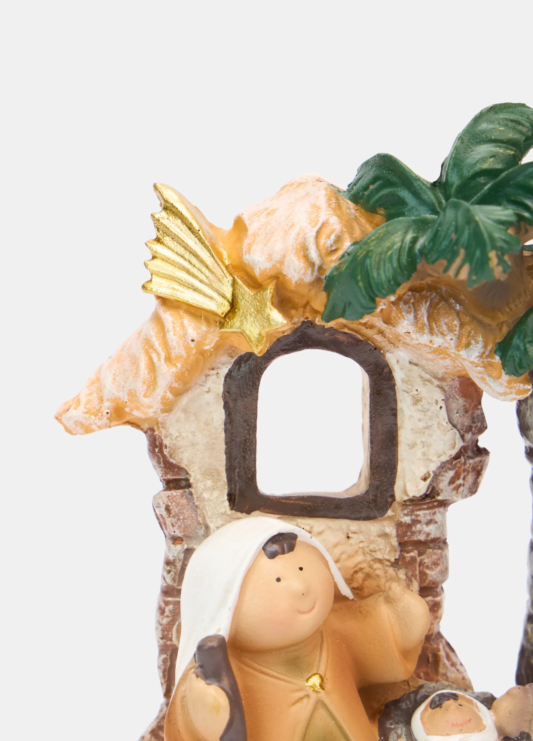 Presepe in resina dipinta