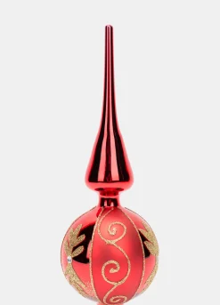 Puntale in vetro lucido e satinato