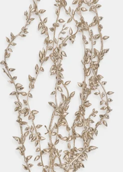 Ramo argentato con foglie