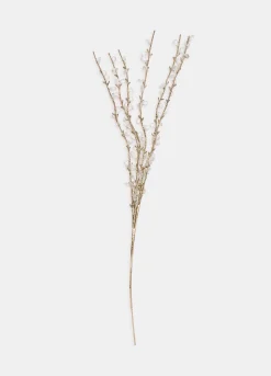 Ramo decorativo con perline a goccia