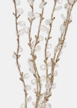 Ramo decorativo con perline a goccia