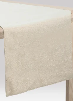 Runner con motivo metallizzato