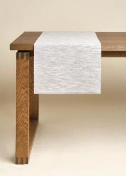 Runner in cotone a doppia costina