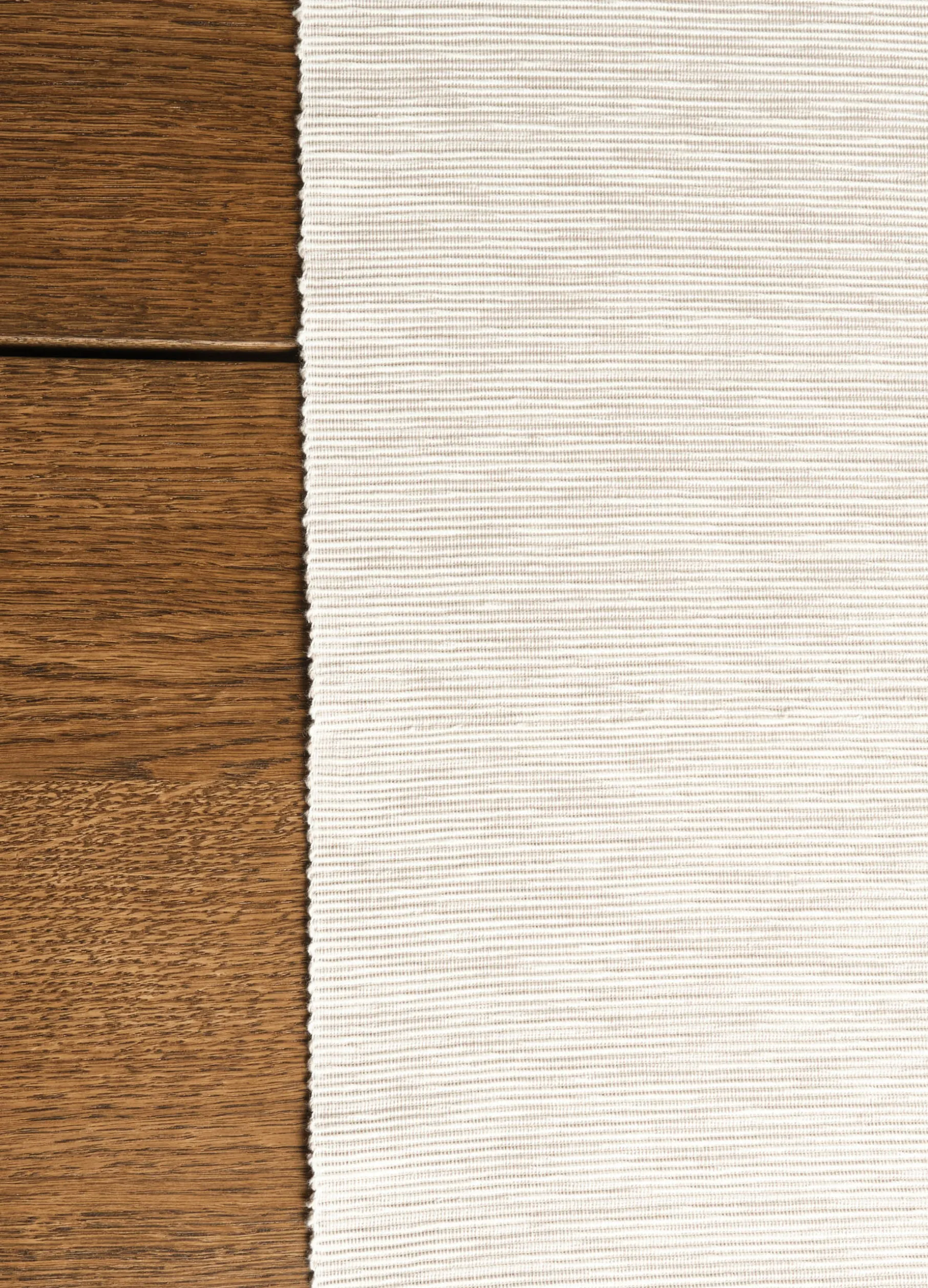 Runner in cotone a doppia costina