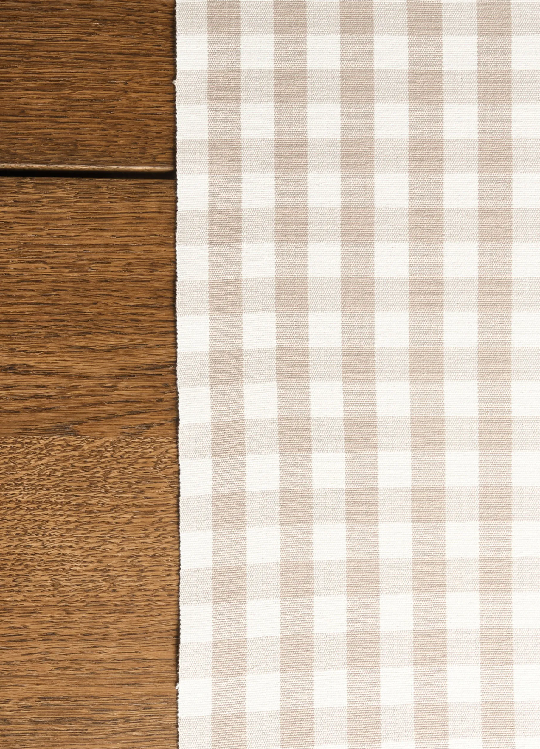 Runner in cotone a quadretti