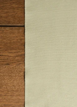 Runner in cotone bio con frange