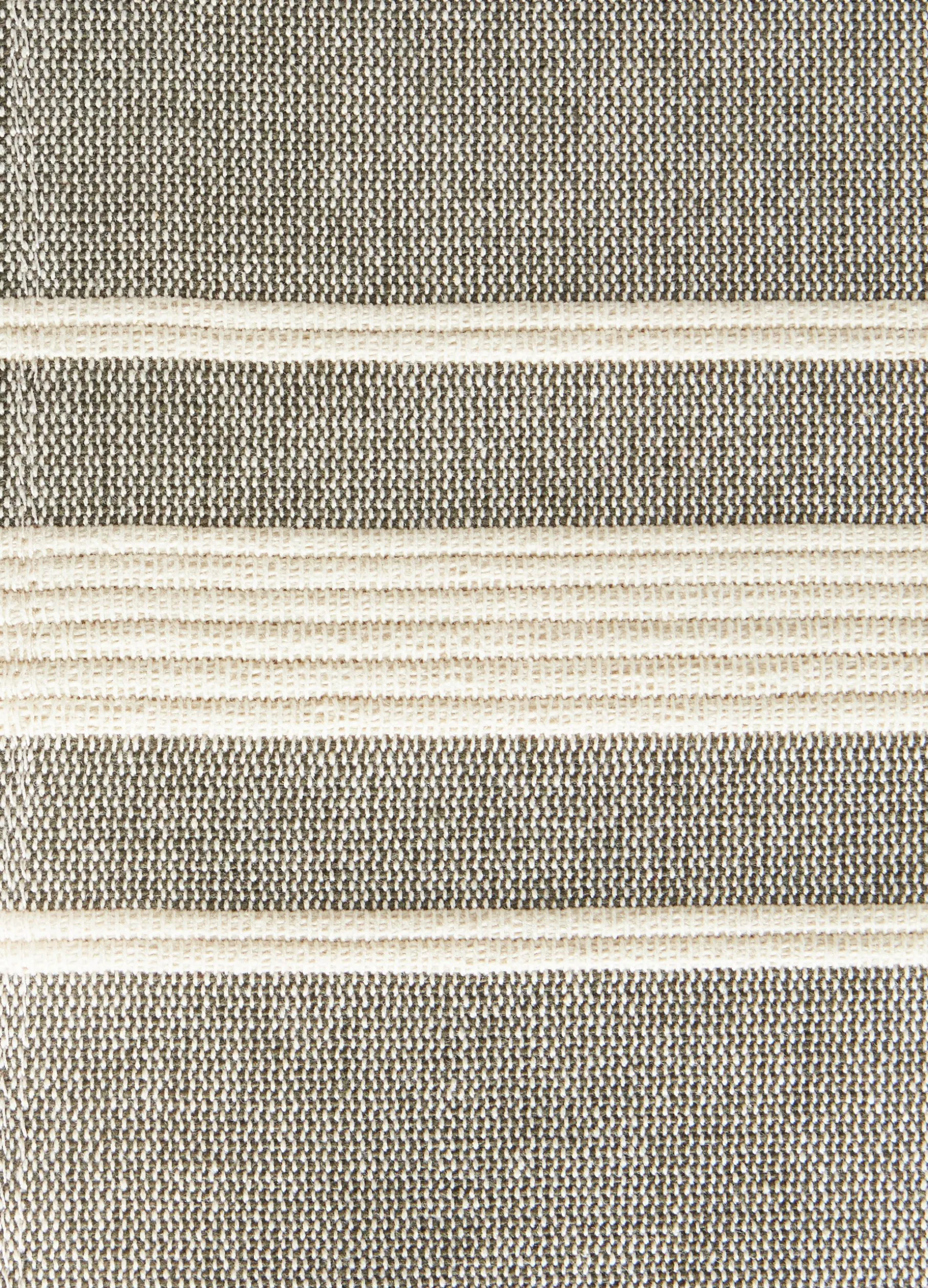 Runner in cotone biologico sfrangiato