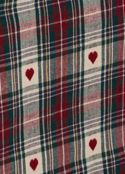 Runner in cotone con motivo cuori