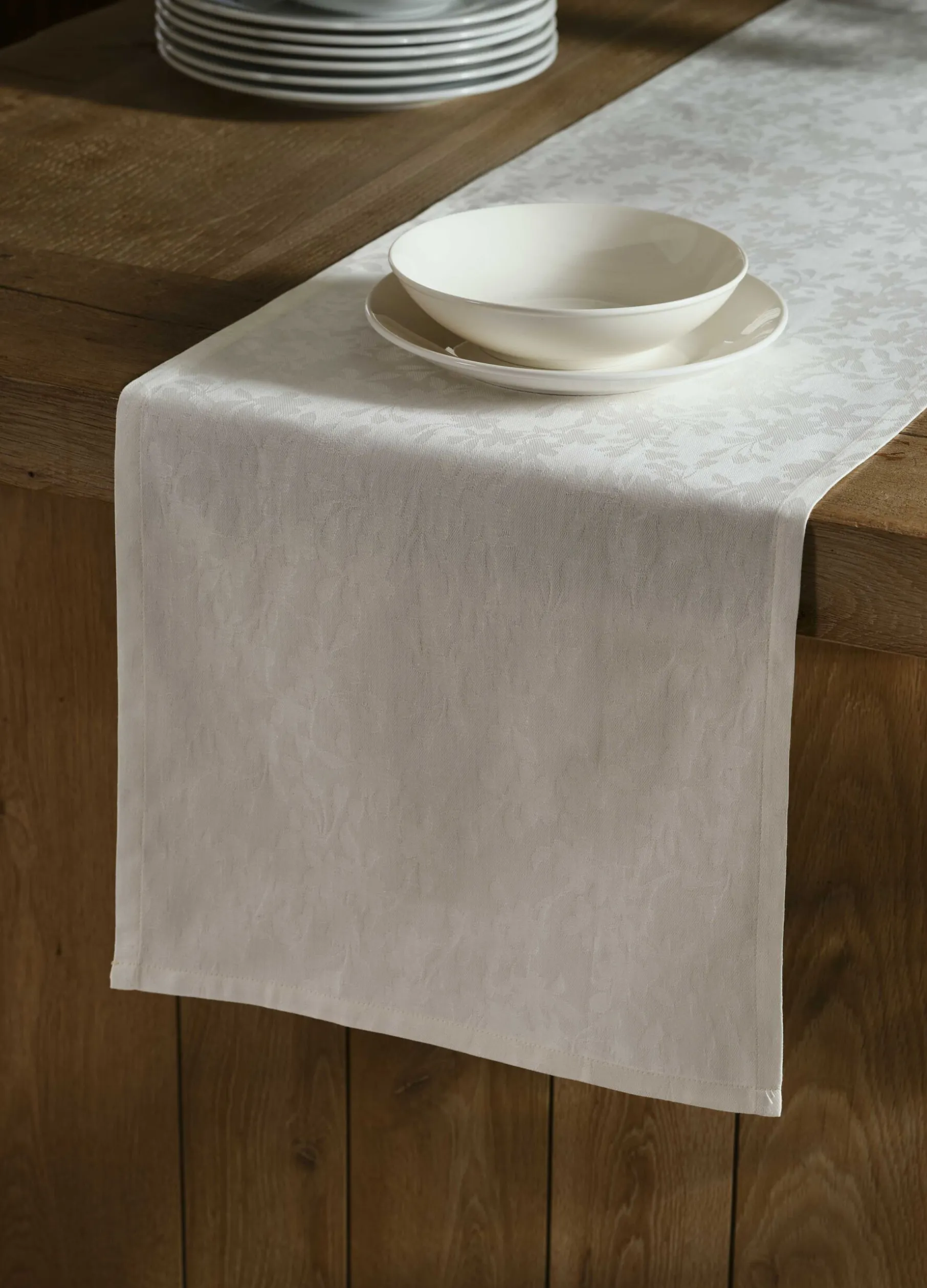 Runner in cotone jacquard