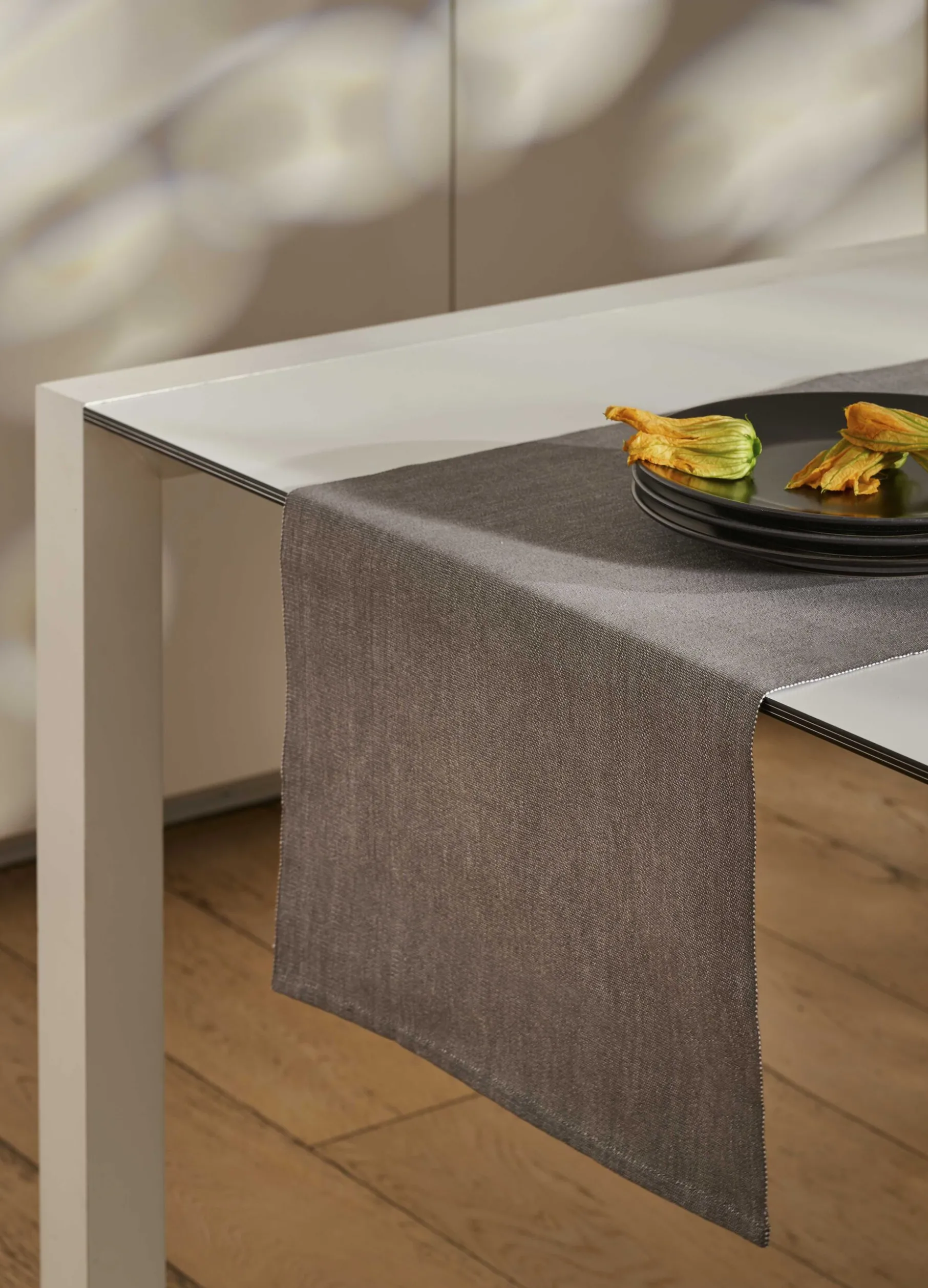 Runner in cotone mélange