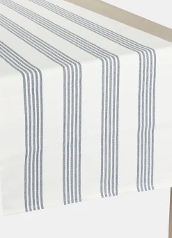 Runner in puro cotone a righe