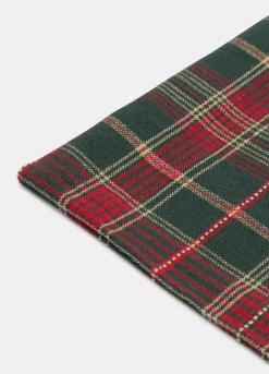 Sacchetto grande in cotone tartan