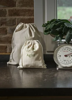 Sacchetto in puro cotone per aglio