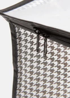 Salva coperta in fantasia pied de poule