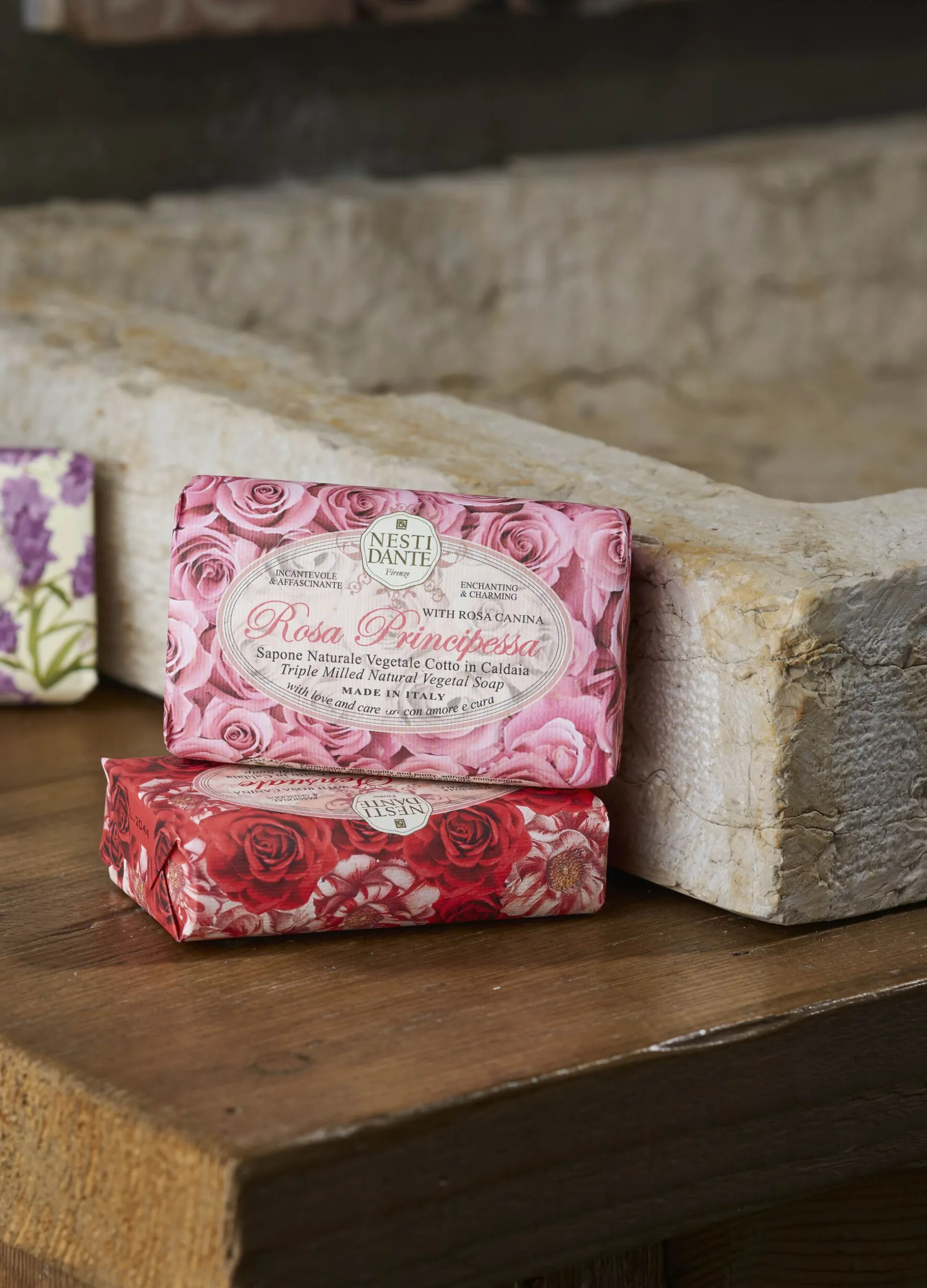 Sapone vegetale Rosa Principessa in Italy