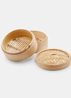 Set 3 cuocivapore in bambù