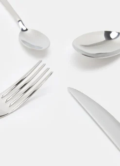 Set 24 posate in acciaio