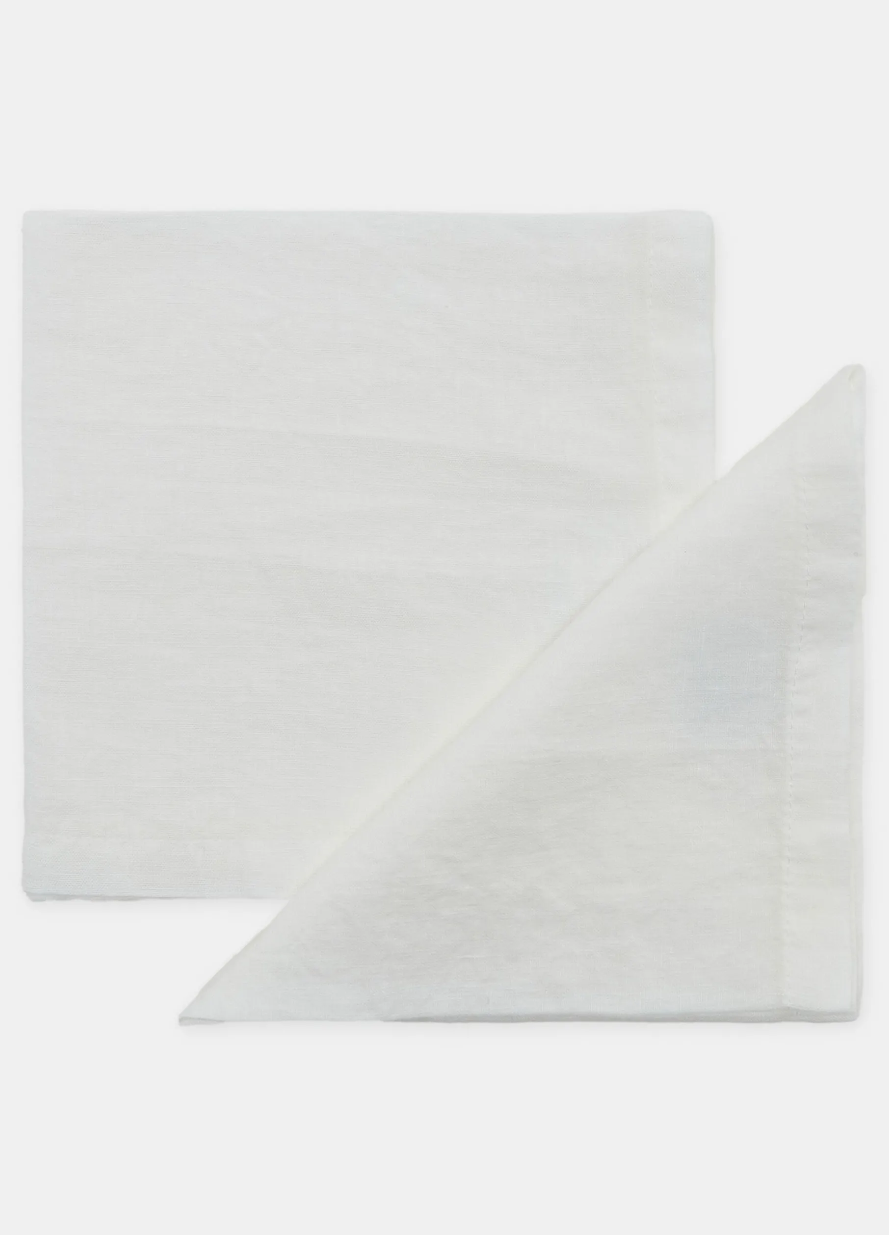 Set 2 tovaglioli in puro lino