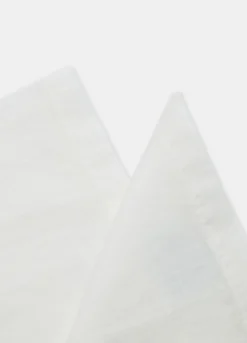 Set 2 tovaglioli in puro lino