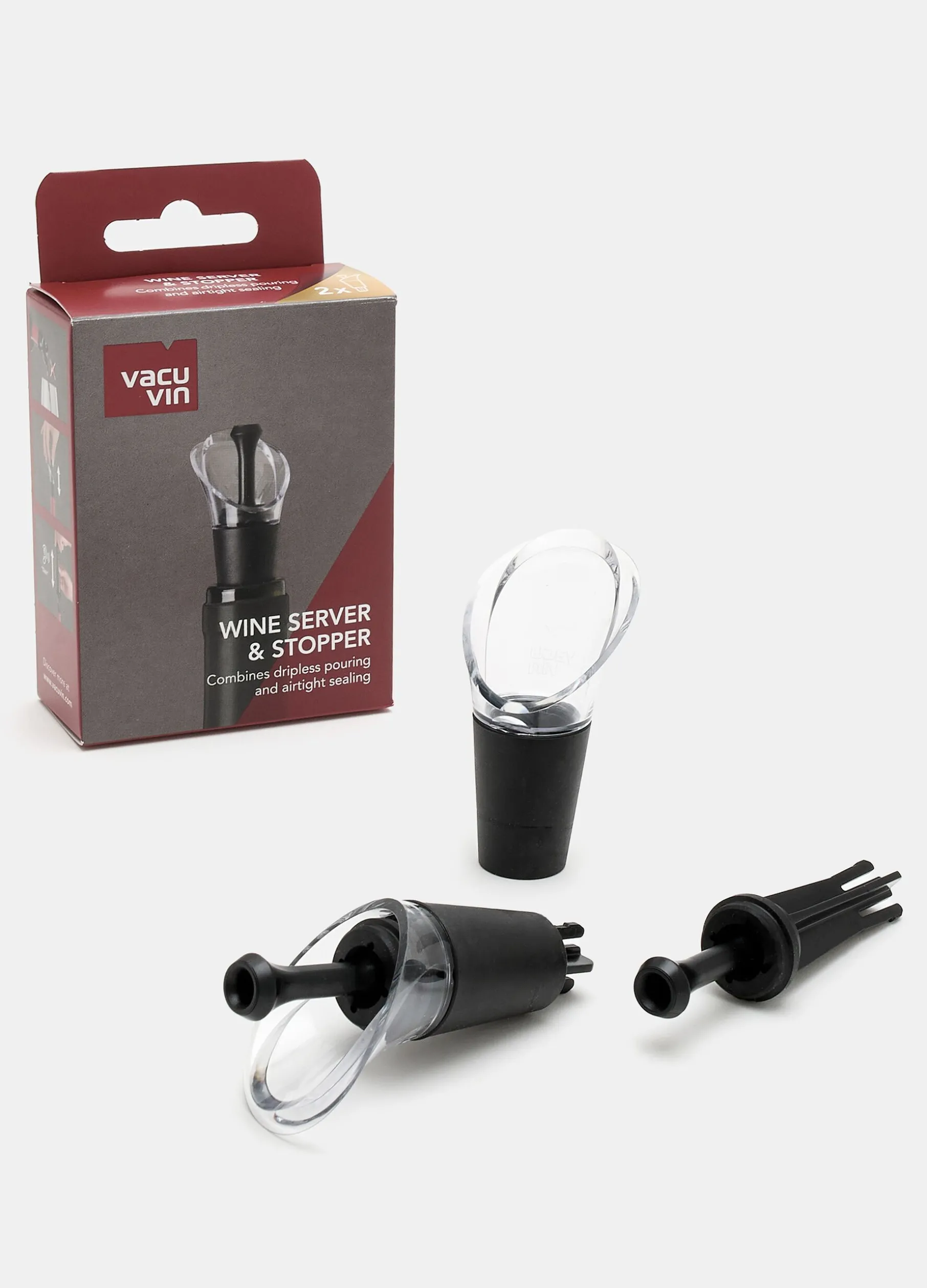 Set 2 versatori con stopper