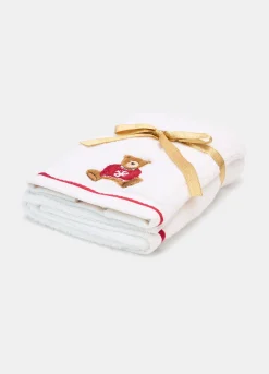 Set asciugamani con ricamo Teddy Bear