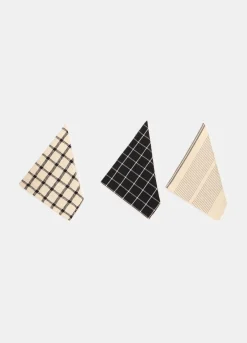 Set cestino per il pane e strofinacci in cotone