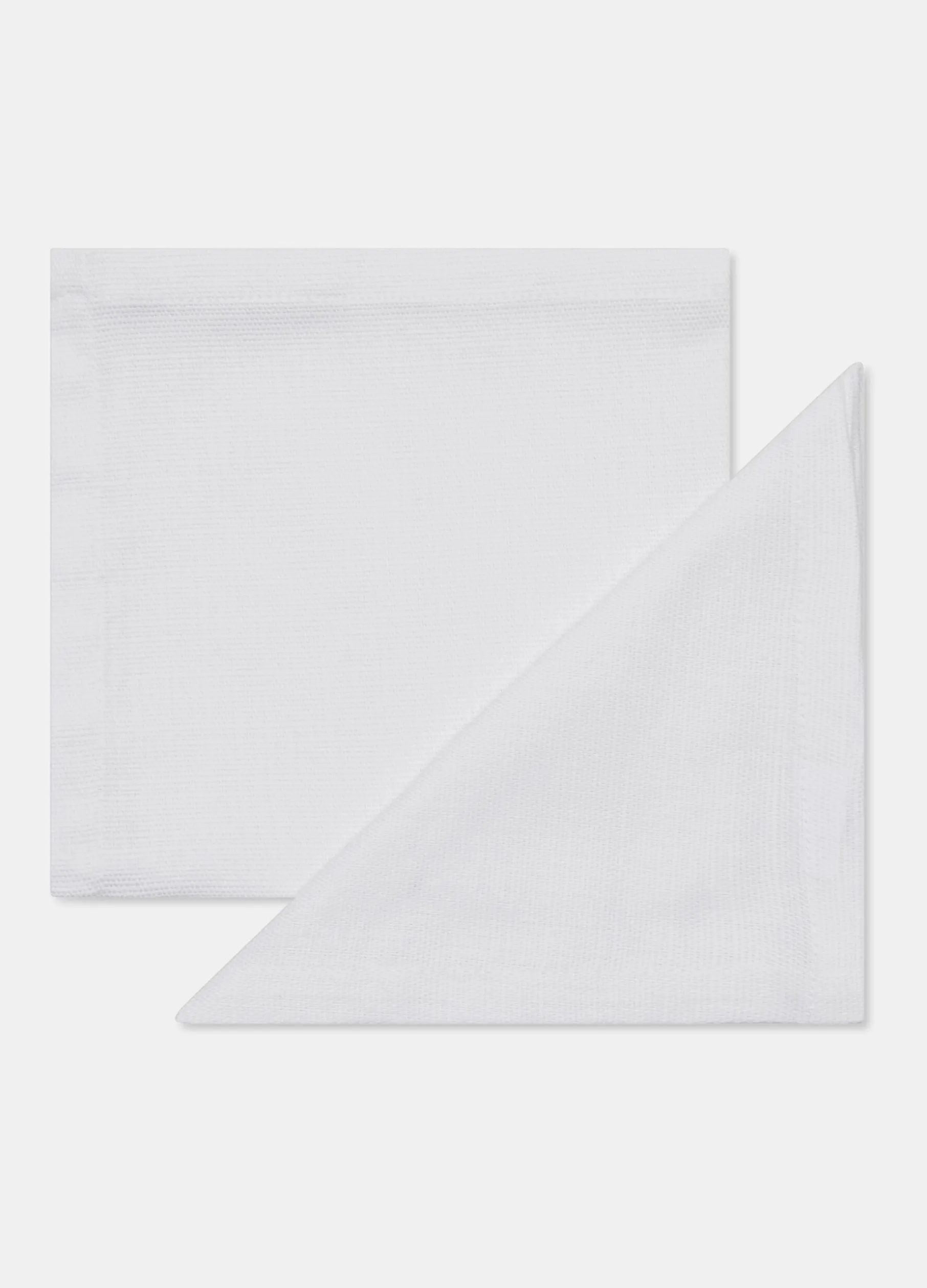 Set due tovaglioli cotone con trama