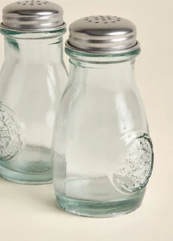 Set saliere + pepiera in vetro riciclato Made in Spagna