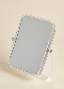 Specchio da tavolo con bordi in plastica