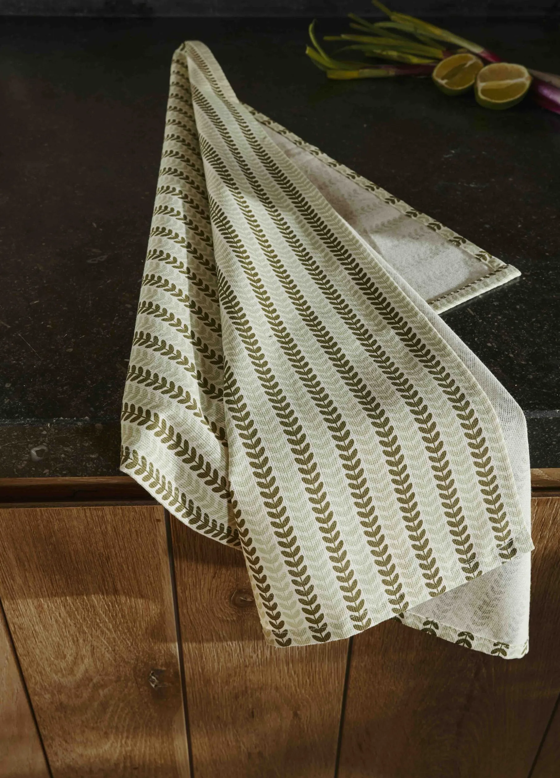 Strofinaccio in cotone bio a fantasia