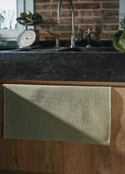 Strofinaccio in cotone bio a nido d'ape