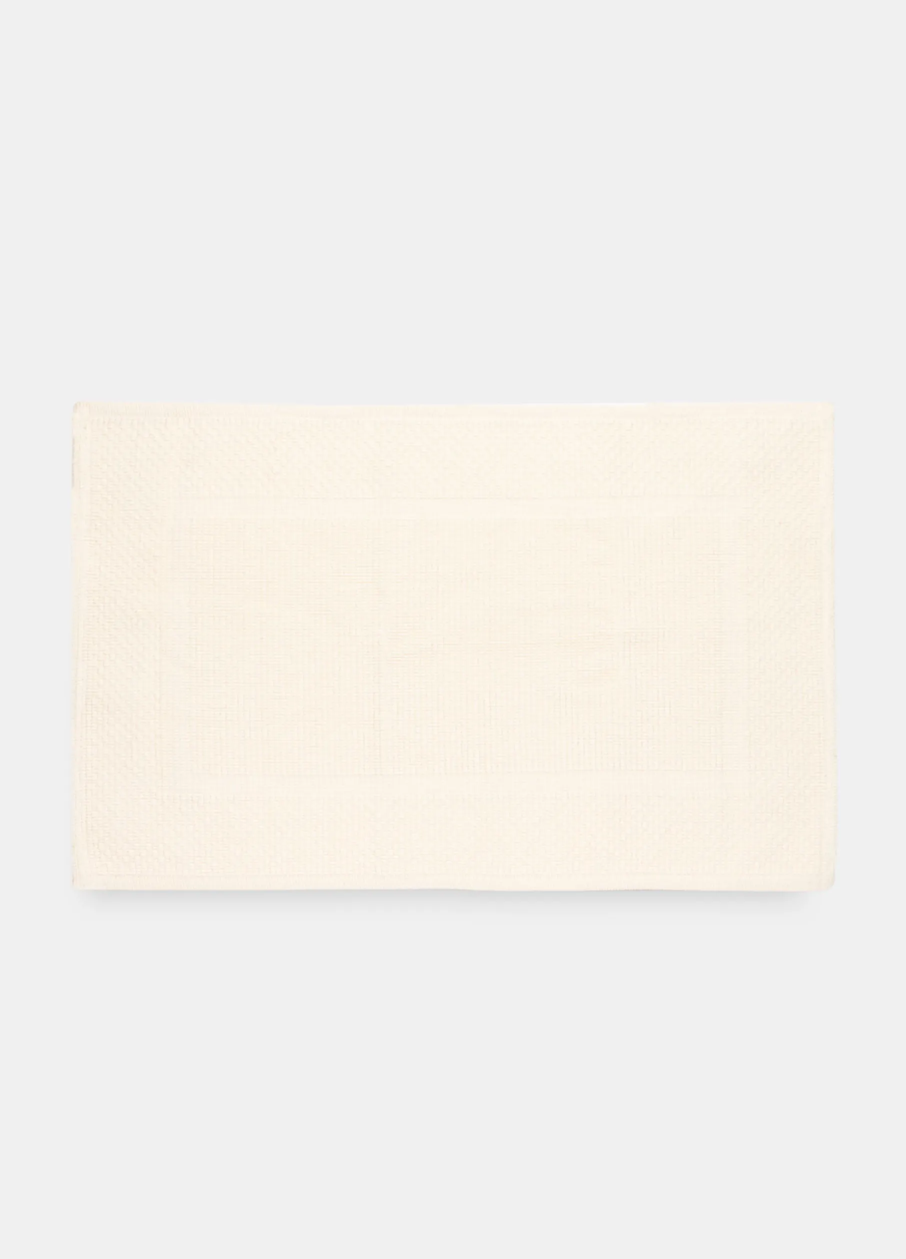 Tappetino per il bagno in cotone texturizzato