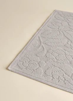 Tappeto in puro cotone jacquard Made in Portugal