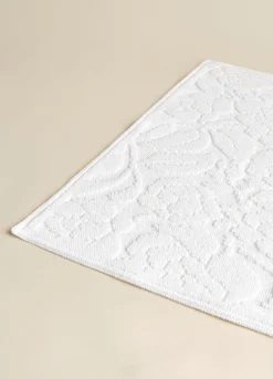 Tappeto in puro cotone jacquard Made in Portugal