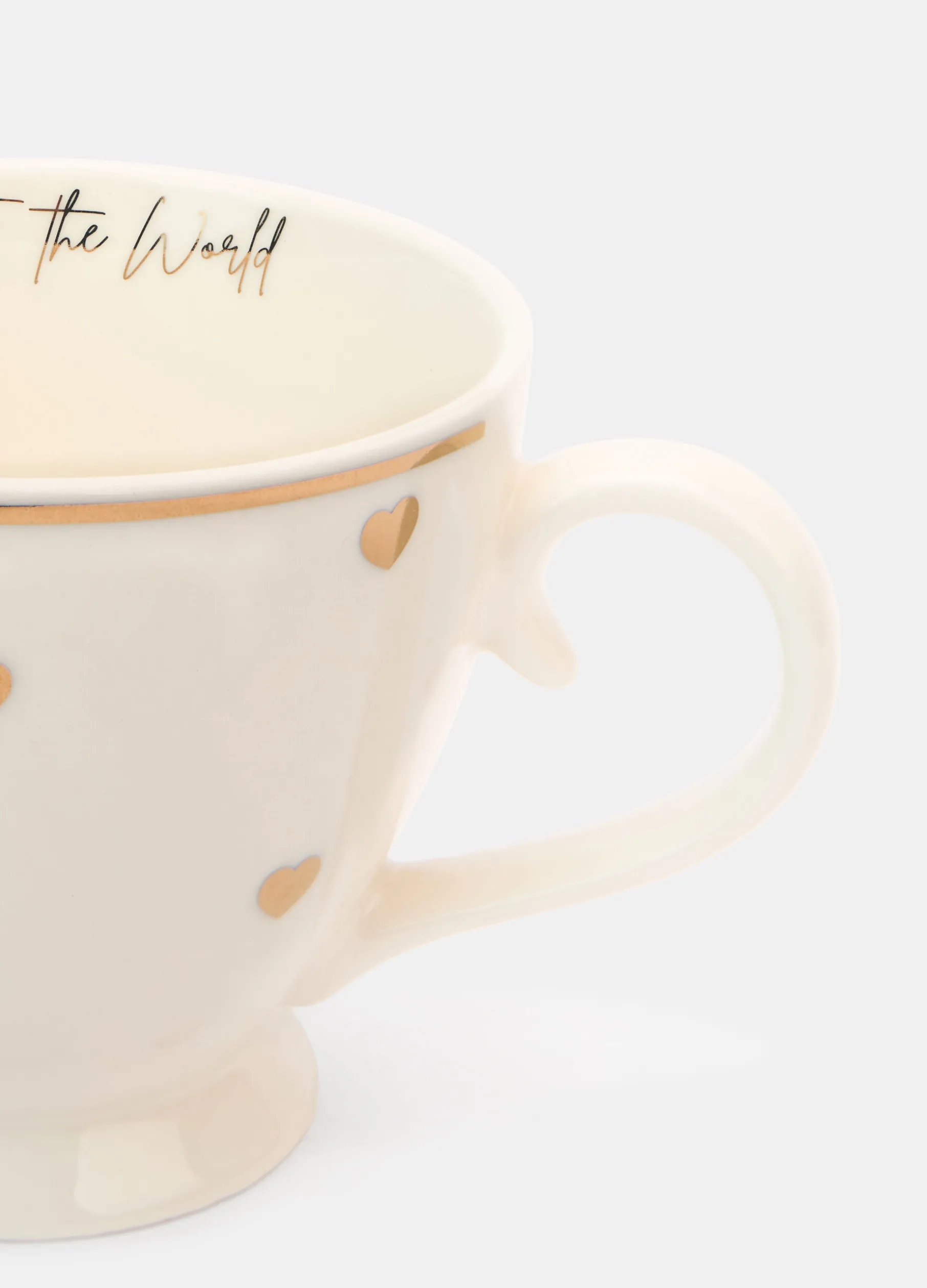 Tazza in ceramica con cuori