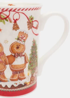 Tazza per tisana natalizia in porcellana